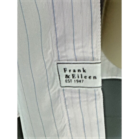 Frank & Eileen Joedy Size Large Boyfriend Button Down Superfine Shirt Pink Blue - Picture 13 of 16
